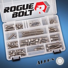 Small Block Chevy Sbc Vortec Stainless Engine Allen Bolt Kit Set 062 096 Heads