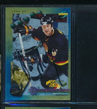 1994-95 Score Gold Line #134 Dana Murzyn Canucks Signed Autograph (HO73) SWSW6