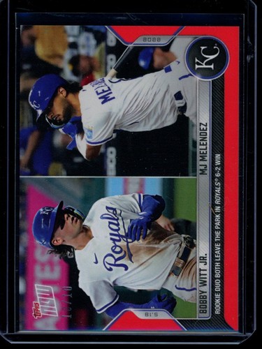 Bobby Witt Jr. / MJ Melendez [Red] #201 2022 Topps Now card