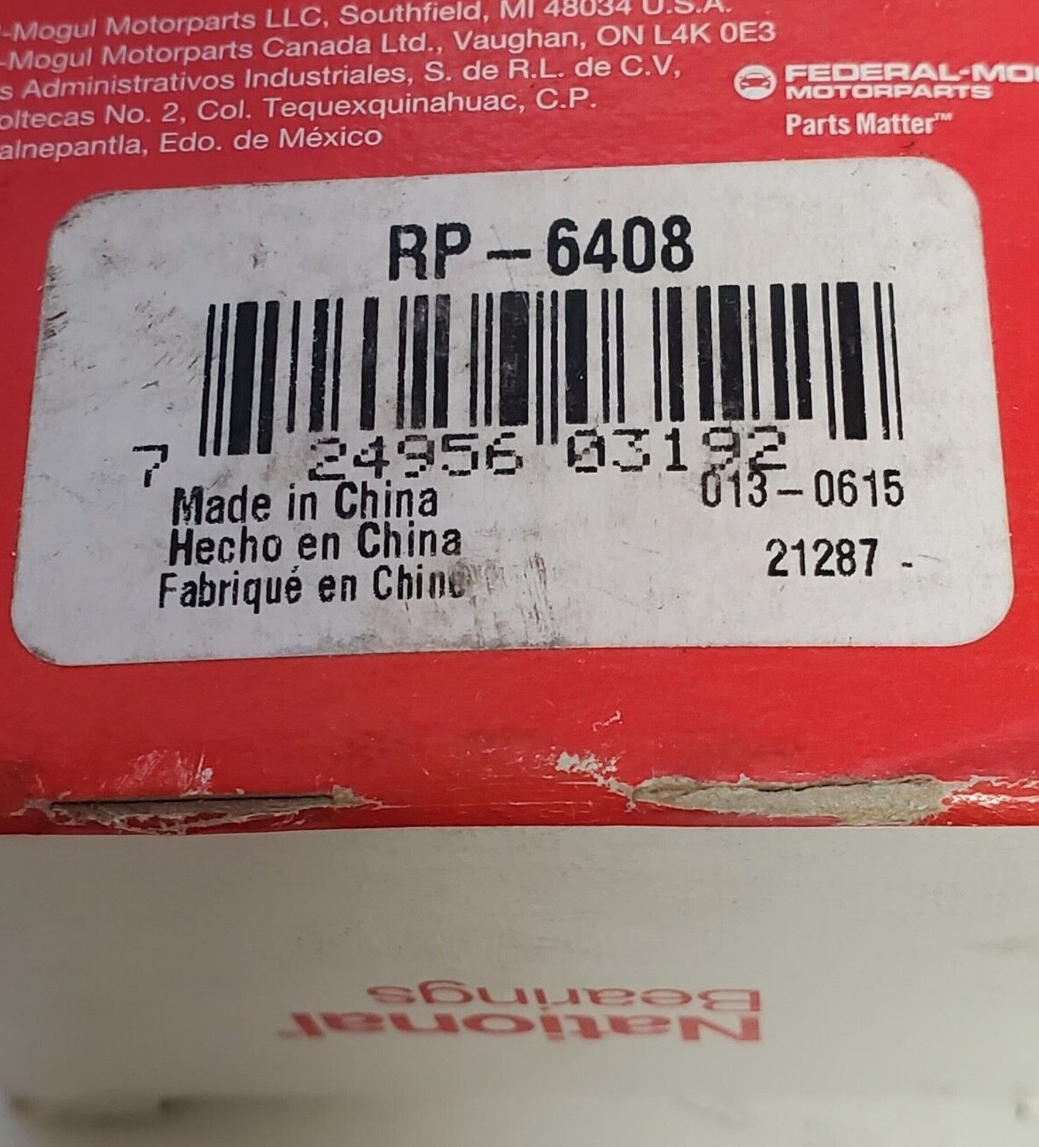 BEARING REAR NATIONAL RP 6408 EBay bearing-rear-national-rp-6408-ebay