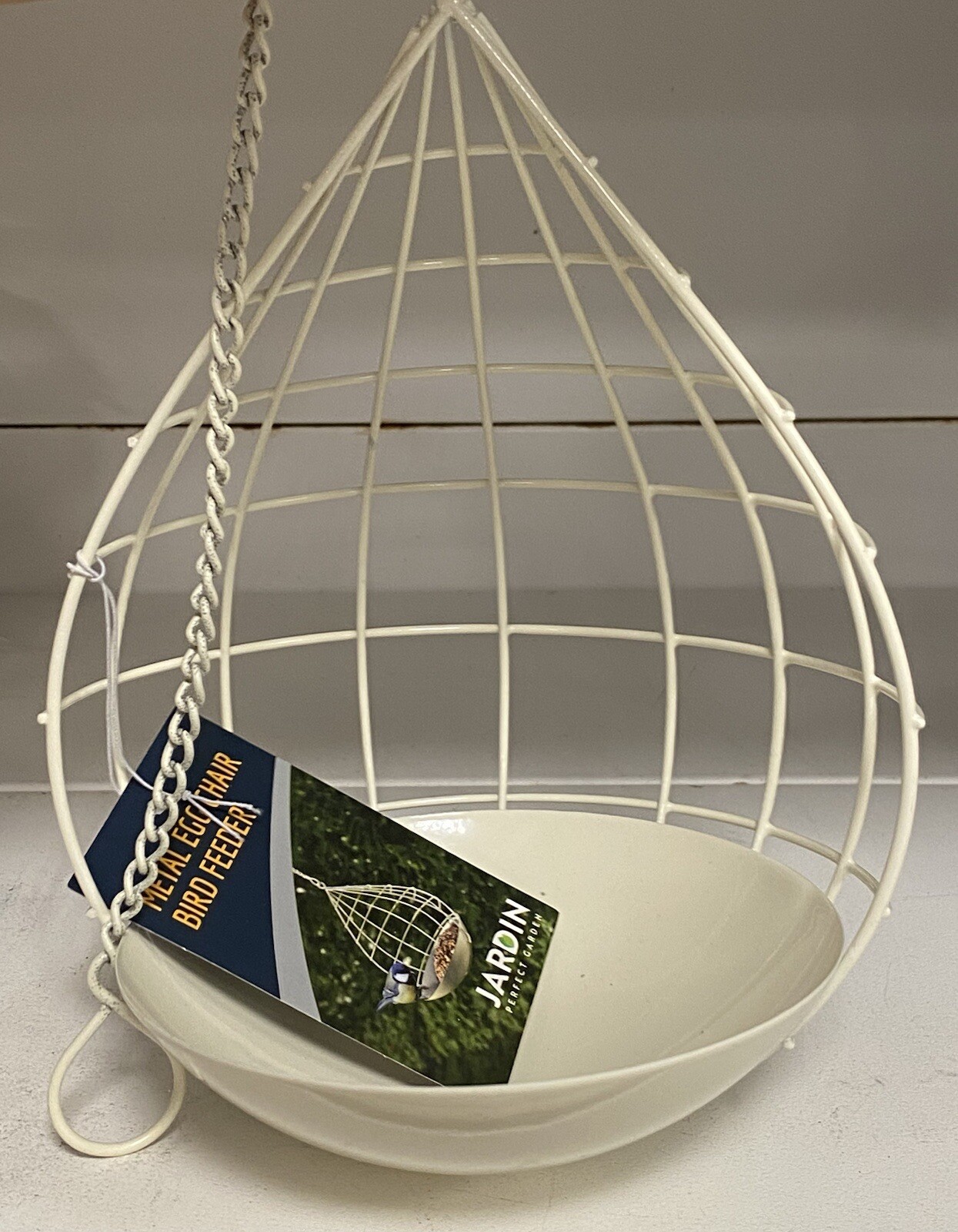Hanging Metal Egg Chair Bird Feeder Design MultiFeed Compatible Seed Station eBay