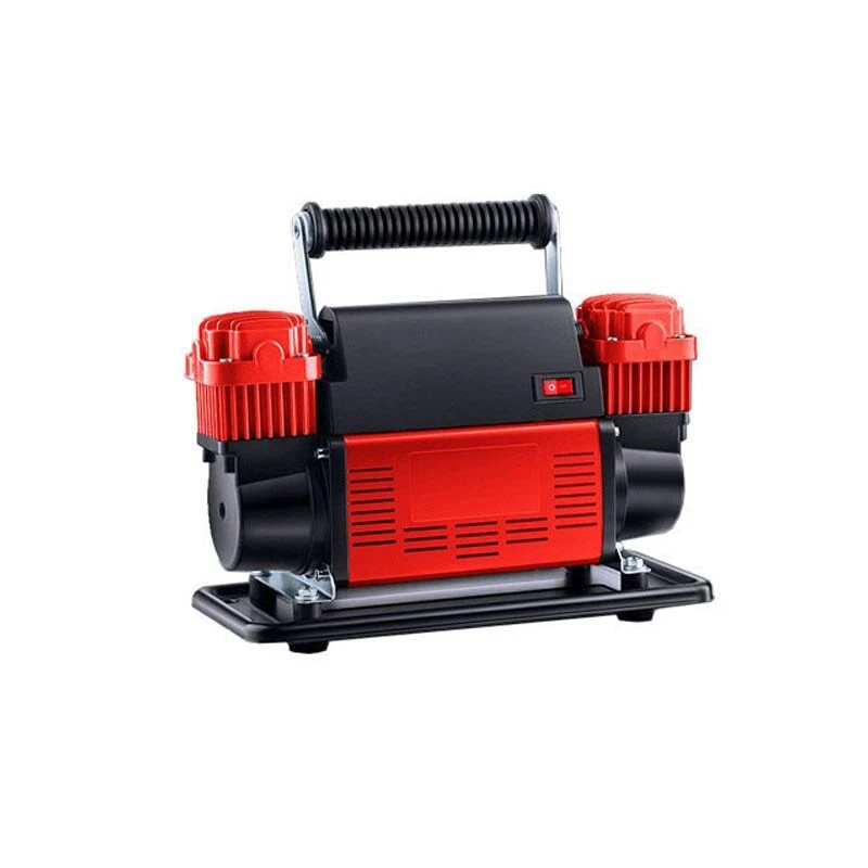 Portable Air Compressor Tire Inflator Car Dual Cylinder Air Pump High Pressure