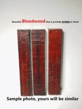 2 x 2 x 12  Bloodwood Turning Blank   3 PACK  NEW--FULLY DRIED with FREE ship!