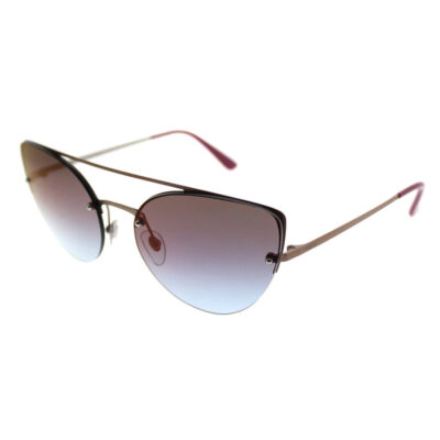 Vogue VO 4074S 5075H7 Matte Light Pink Gold Sunglasses Pink Gradient Mirror Lens