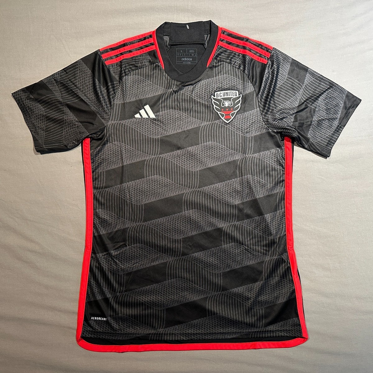 DC United 2024 Home Adidas Icon Aeroready Soccer Jersey
