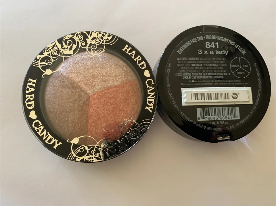 2X Hard Candy Contouring Face Trio  So Baked Blush, Luminizer,Bronzer 841 A Lady - Image 3 of 3