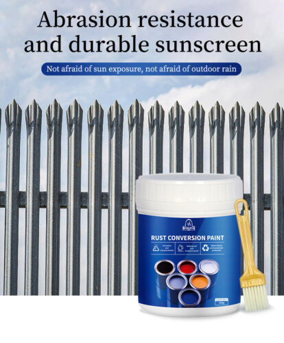 Rust Removal Converter Metallic Paint, Multi-Functional Anti-Rust Paint New - Picture 9 of 23