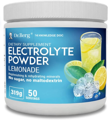 Dr. Berg Hydration Keto Electrolyte Powder - Lemonade Flavor - 50 Servings