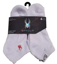 Spyder Mens Active Cushion Athletic Low-Cut Socks 6-12 6 pk 30