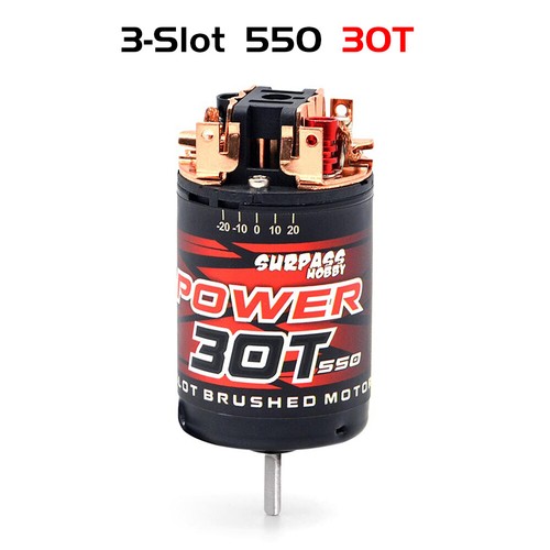 SURPASS HOBBY 5-Slot 3-Solt 540/550 Brushed Motor for 1/10 RC Car HSP TRAXXAS - Picture 19 of 44