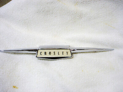 RARE Antique 1940 -50s Crosley Refrigerator Badge Emblem 11 RARE Antique 1940 -50s Crosley Refrigerator Badge Emblem 11