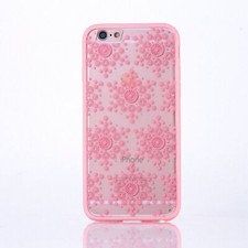 Phone Case For Samsung Galaxy S6 Edge Protective Case Back Cover Bumper Pink