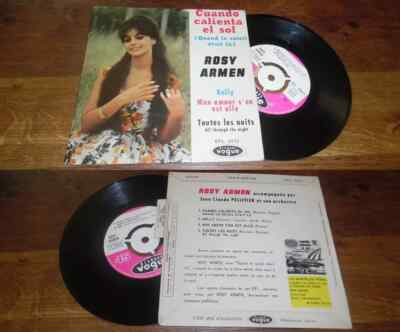 ROSY ARMEN / JEAN CLAUDE PELLETIER - When Heats El Sol French EP Latin Pop