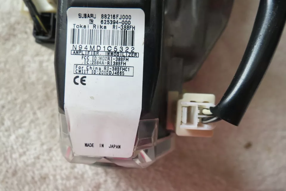 Interruptor de encendido Subaru Legacy/Outback 2010 2011 2012 2013 2014 sin llave #1613I Foto 4 de 4