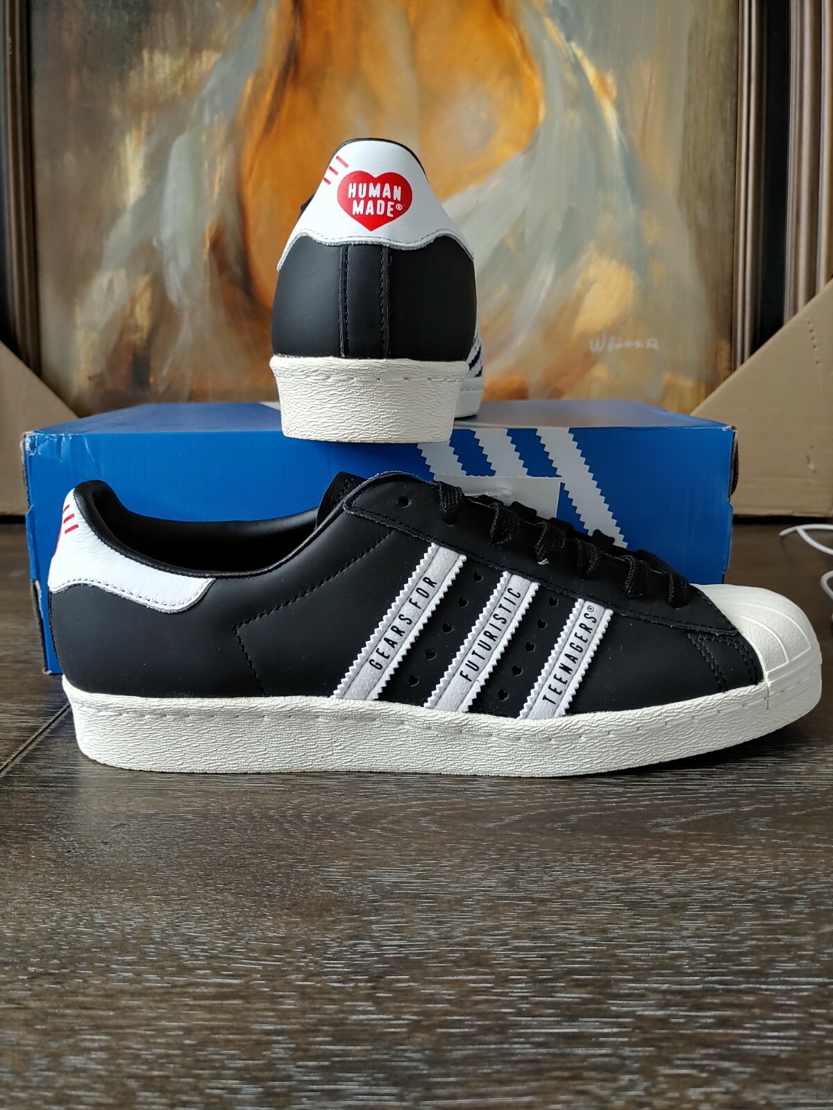 superstar 80s half shell suede