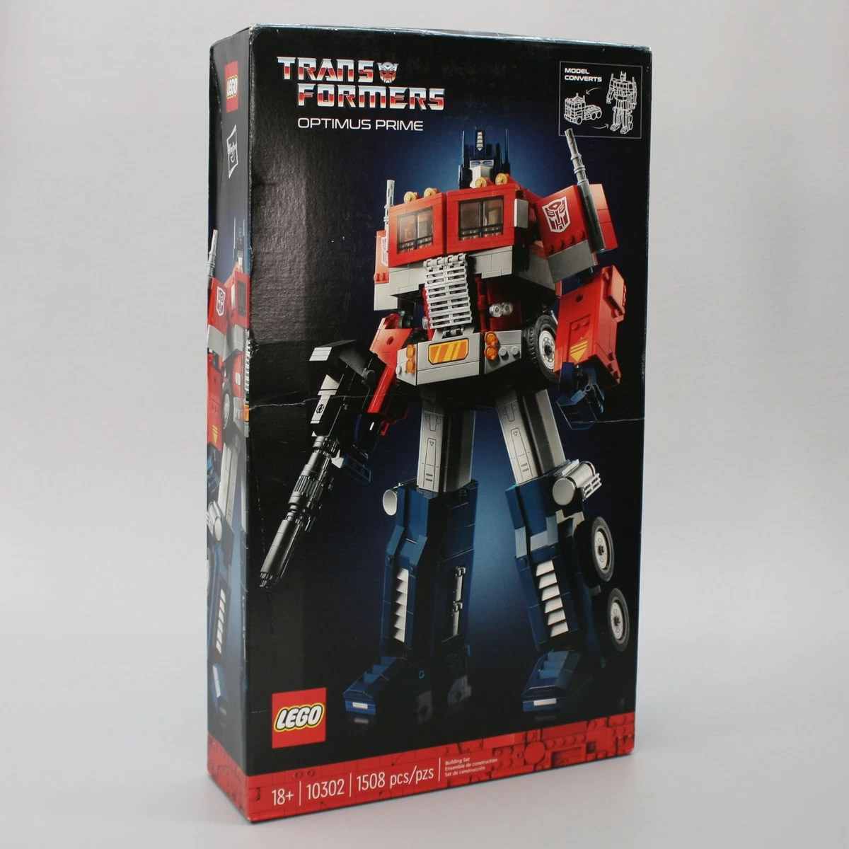 New Lego Transformers Optimus Prime Truck Robot 10302 1508 Pieces