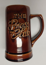 Vintage Hall "The Press Club" Beer Mug Made in USA
