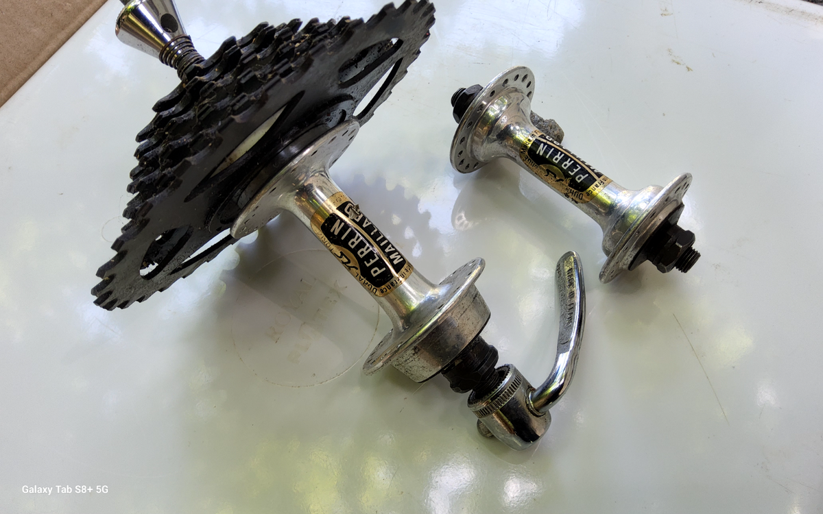 Moyeux De Roue Vélo Vintage Maillard - Arrière 6 Vitesses Et Avant - Sport Old Bike