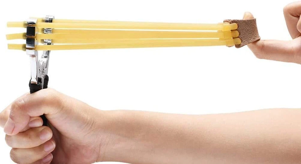 Lot de 5 Élastiques de rechange pour Lance pierre fronde - Triple bandes - PROMO - Photo 4/4