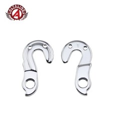 BICYCLE ALLOY REAR DERAILLEUR MESH FRAME HANGER GEAR TAIL HOOK A-HG082 SILVER.