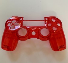 Transparent Red, FacePlate/Shell for controller, Sony Playstation 4, PS4