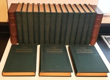 Universal Anthology 1899 R. Garnett Grolier  Beautiful 17 Book Set 33 Vol/Index