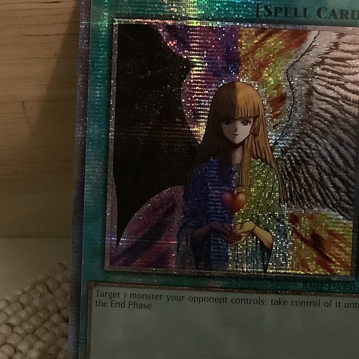 Yu-Gi-Oh! Change of Heart Quarter Century Secret Rare RA01-EN050