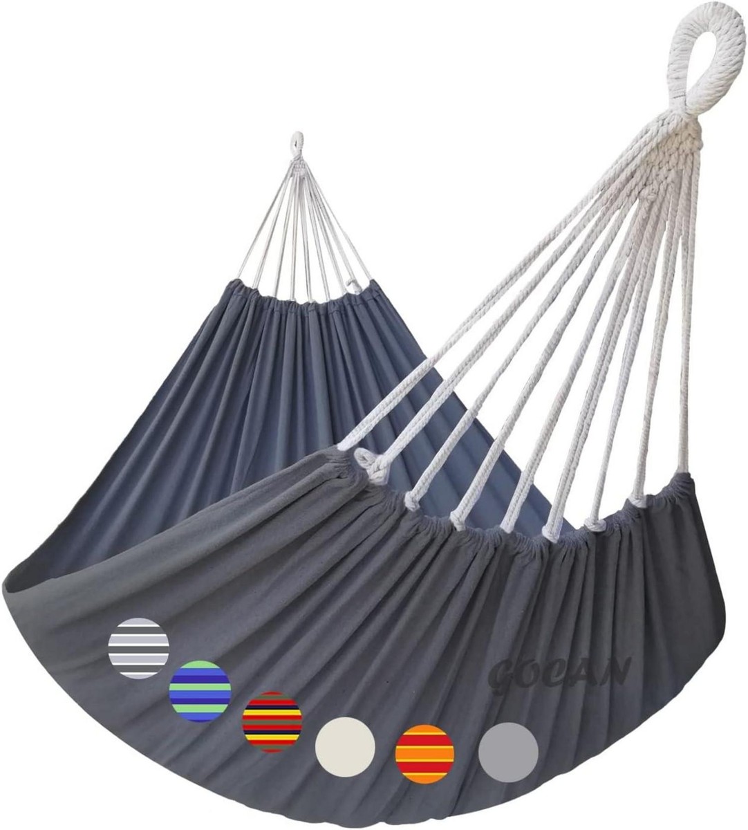 GOCAN XXL Outdoor Hngematte 2 Personen 330cm Traglast 300kg Baumwolle |  eBay.de