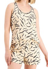 Alfani Womens Sleepwear Tank Shorts Pajama Set Size X-Large