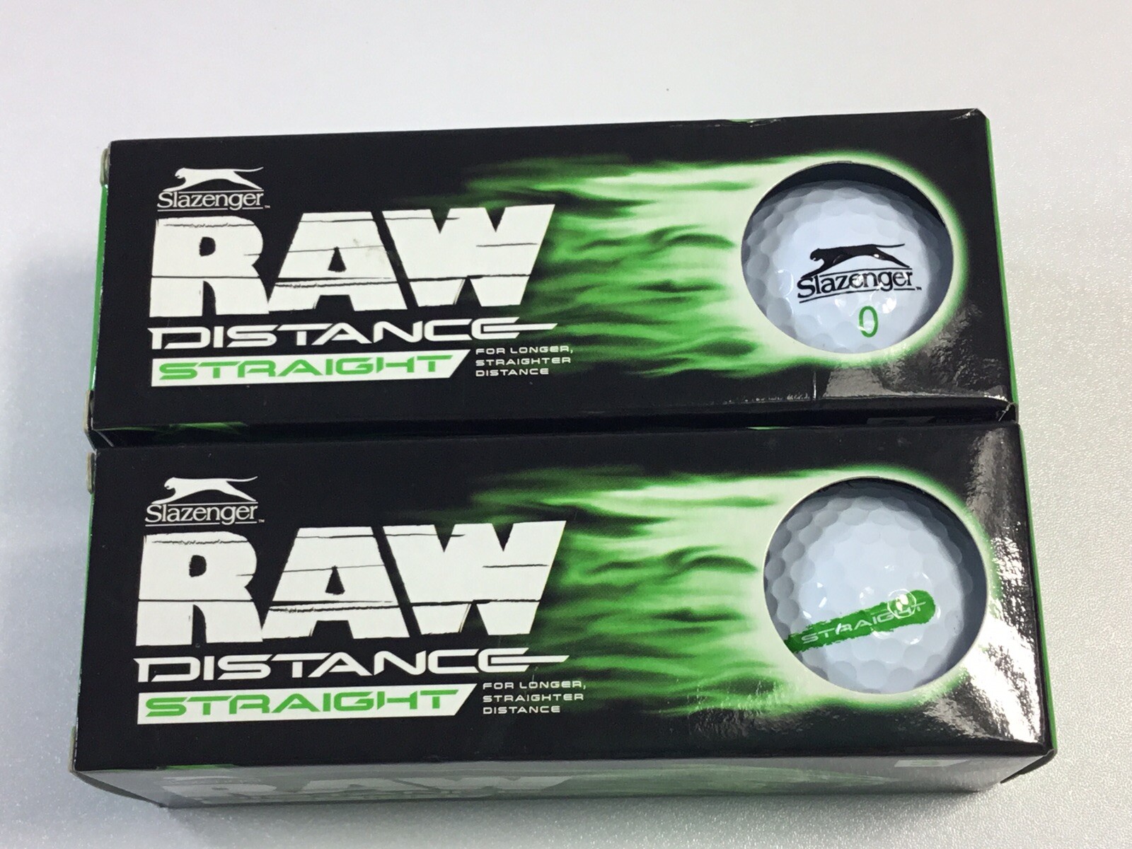 NEW Slazenger Raw Distance Straight Golf Balls 6 (2 Sleeves of 3) eBay