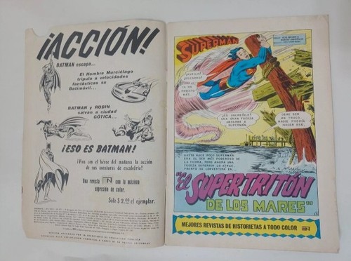 SUPERBOY #194 1973 SPANISH COMIC Superman Novaro #971 - Picture 2 of 4