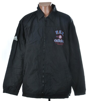 BAYERN MUNICH 1997/1998 TRAINING FOOTBALL JACKET ADIDAS SIZE L ADULT