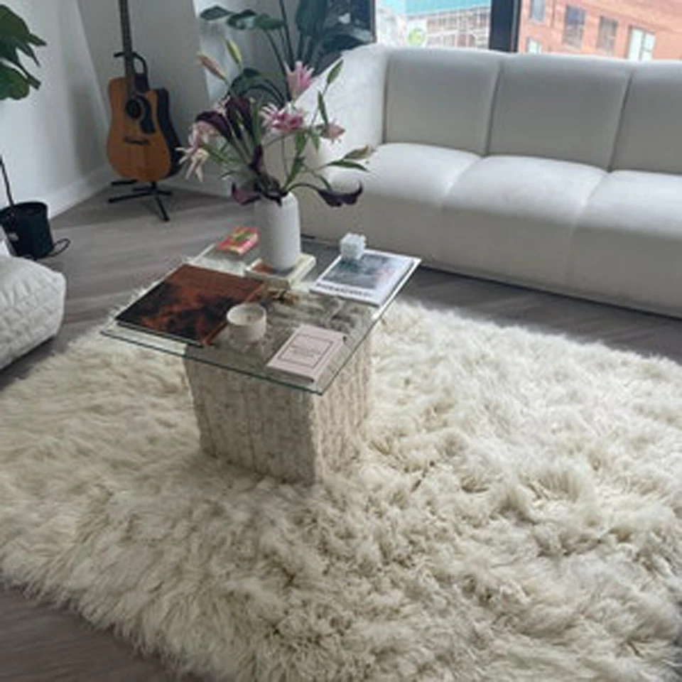 THE THICKEST FLOKATI RUG MADE | ULTRA-PLUSH 4.5" PILE | GREEK FLOKATI | WOOL RUG - Image 3 of 4