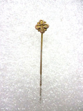 Epingle à cravate plaqué or " Fleur "