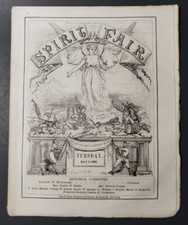 SPIRIT OF THE FAIR 4-5 NEW YORK 1864, Guide Pamphlet Event Program Advertisment