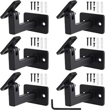 RealPlus Swivel Handrail Brackets Heavy Duty Adjustable Square Hand Rail Bracket