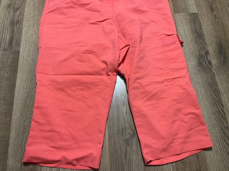 Pantalones Alfred Dunner, para mujer talla 14, naranja, capris, pierna recta Foto 3 de 4