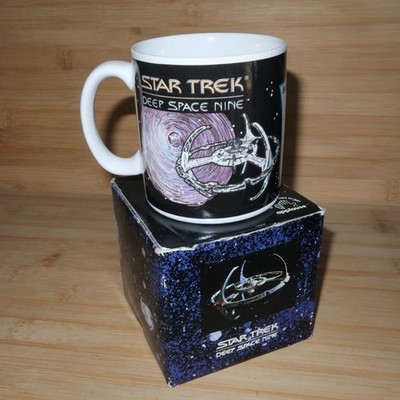 Star Trek DS9 Tasse 1994 Applause Sisko Dax Q-Less Deep Space Nine