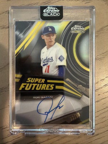 2026 Topps Chrome Black Roki Sasaki Super Futures Autographs (RAW)