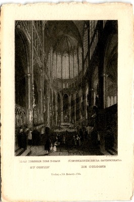 R.Dawson, DAS INNERE DES DOMS, INTERIEUR DE LA GAT Postcard