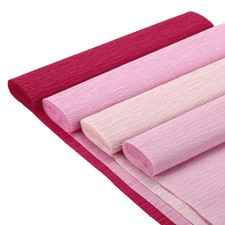 8Pcs Crepe Paper Roll 8.2ft Long 98 Inch Wide for Decoration Multicolor