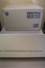 Shonen Rick Toho 30cm Series Godzilla 1995 Clear Orange Ver. Brand New Unopene