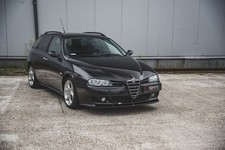 Maxton Design Frontlippe passend f&uuml;r Alfa Romeo 156 FL schwarz Hochglanz
