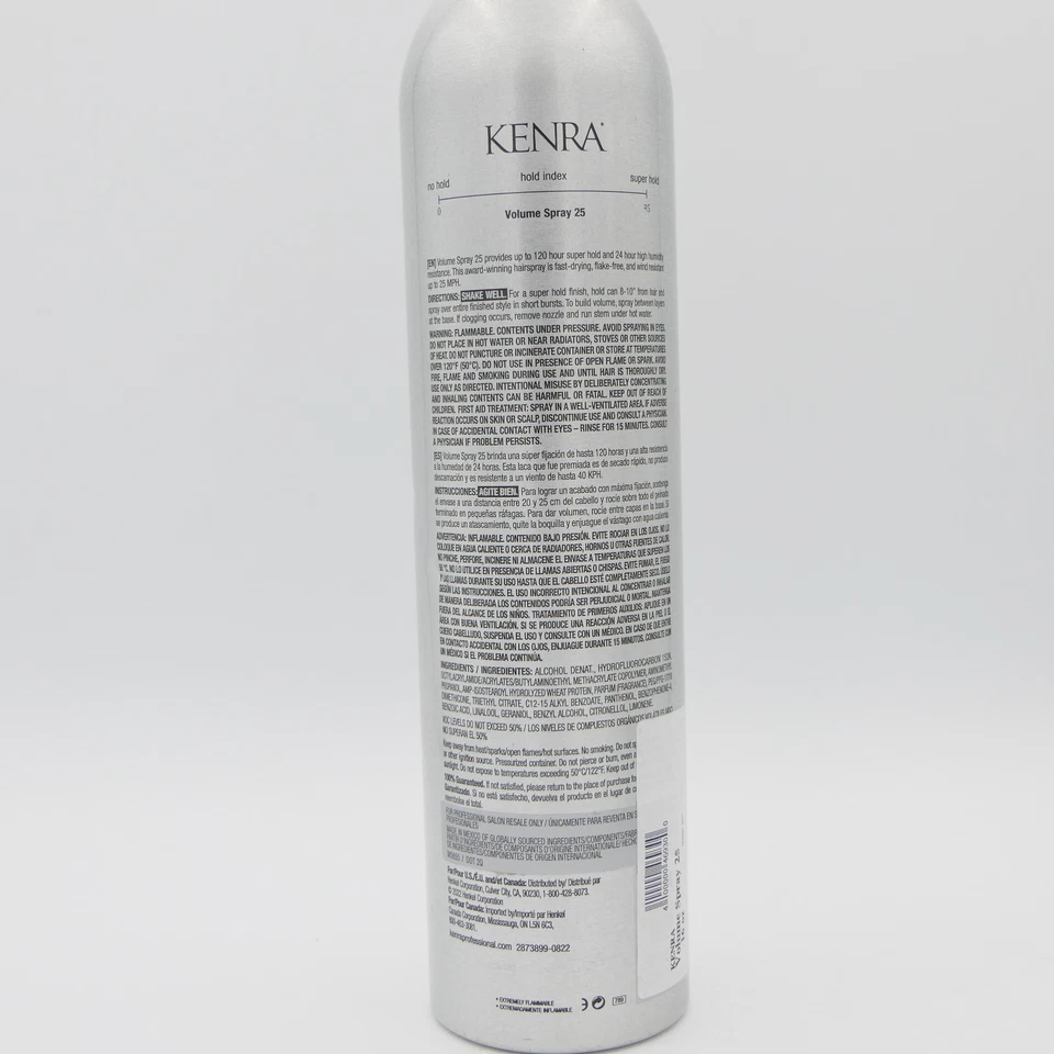 Kenra Volume Spray # 25 Super Hold spray de acabado paquete de 3 latas de 16 oz Ea Foto 2 de 2