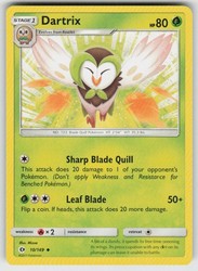 Dartrix 10/149 Sun & Moon Base Set Uncommon