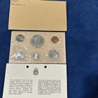 1965 Royal Canadian Mint Uncirculated 6-Coin Set 1c-$1 80% Silver W/COA