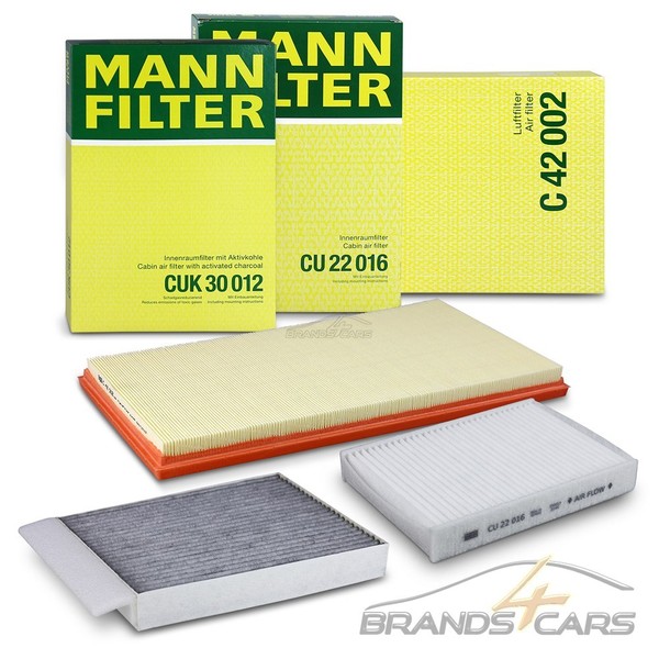 Mann 2X Innenraumfilter + Luftfilter FÜR Mercedes Marco Polo V-KLASSE Vito W447-image