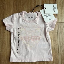 Kenzo Kids Pink Organic Cotton Top Sz 3 Months New Authentic