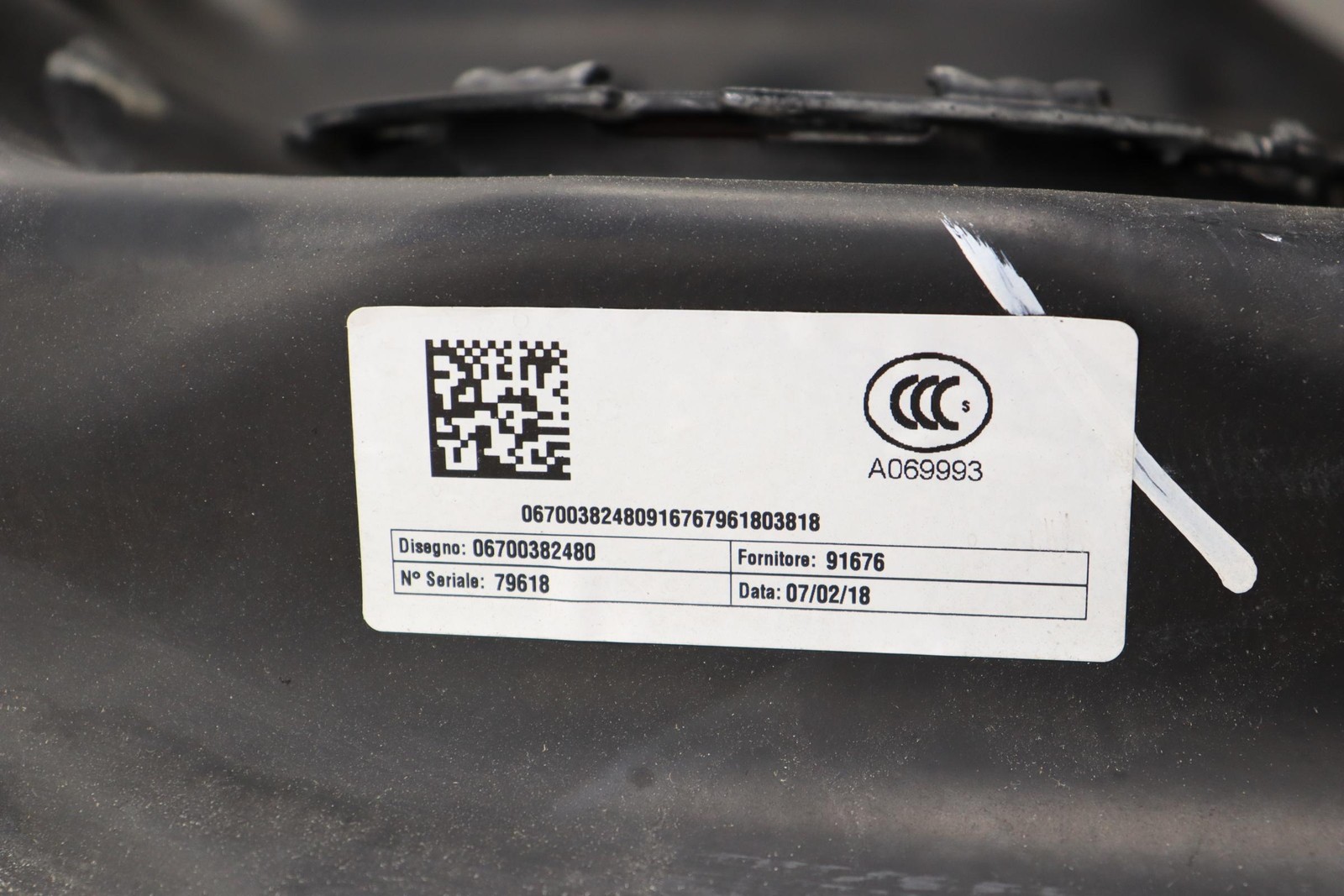 2017 - 2024 MASERATI GHIBLI 3.0L FUEL GAS TANK RESERVOIR STORAGE OEM 06700382480
