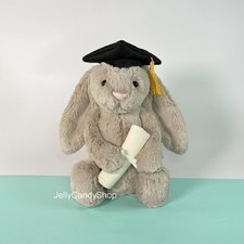 AUTHENTIC Jellycat Bashful Bunny Graduation Outfit- NWT- FAST SHIP